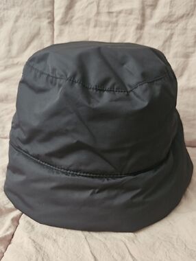 COS Black Quilted Bucket Hat